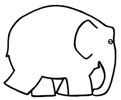 Pin By Eszter Tatar On Kindergarten In 2020 Elmer The Elephants Elephant Template Elephant Coloring Page