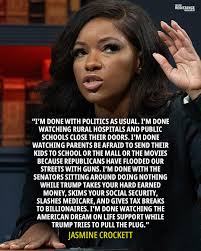 Defending Jasmine Crockett against Republican Attacks