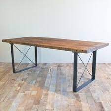 The baron extending dining table wows with its shiny metal legs and offers the convenience of hidden leaf expansion. 110 Steel Table Ideas Steel Table Metal Furniture Steel Furniture