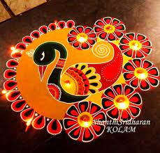 Diwali, as we all know, is an auspicious occasion celebrated all over the country so one must choose a rangoli design that looks as auspicious as the occasion is, and most. Vibrant Diwali Rangoli Designs That Will Leave You Spellbound Rangoli Designs For Competition Rangoli Designs Rangoli Designs Diwali