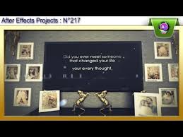 217 مشروع افترافكت مجاني قالب خرافي رائع لعرض الصور والنصوص للافتر افكت cs4 after effects projects meet someone frame