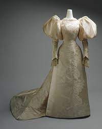Wedding Dress 1894 Historical Dresses House Of Worth Vintage Fashion
