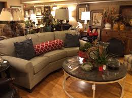 Conversational Sofa With Round Coffee Table Goes Great Together Come In And Take A Look Around At All Furniture Man Cave Coffee Table Unique Furniture Pieces
