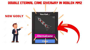 Been going strong since 2017! Double Eternal Cane Giveaway In Roblox Mm2 New Mm2 Christmas Update 20 Roblox Giveaway God