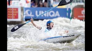 Czech republic's prskavec cheers after kayak slalom gold win. Jiri Prskavec Winning Run K1 Men World Cup Finals 2019 Icf Slalom Prague Czech Rep Youtube