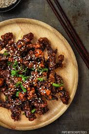 A beef stir fry to die for! Sweet And Sticky Crispy Beef Pups With Chopsticks