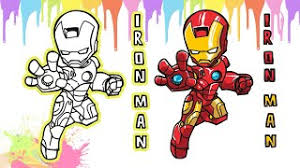 Superhero dancing coloring pages mewarnai spiderman hulk ironman captain america marvel. Mewarnai Iron Man Coloring And Drawing