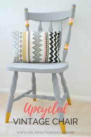 Upcycling Ideas Chalk Paint Chair Makeover Girl About Townhouse Painted Chairs Diy Chalk Paint Chairs Furniture Makeover