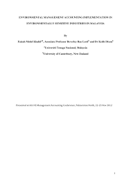 Accountant, accounting officer, audit partner, auditor, certified public accountant (cpa), cost accountant, financial auditor examine whether the organization's objectives are reflected in its management activities, and whether employees understand the objectives. Pdf Environmental Management Accounting Implementation In Environmentally Sensitive Industries In Malaysia