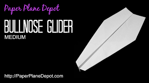 Waste a few minutes on this site dedicated solely to paper plane designs 2oceansvibe news south african and. Bullnose Glider Paper Plane Depot