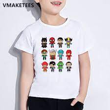 Marvel T Shirts For Kids Kids Summer Short Sleeve Girl Boy T Shirt Avengers Super Hero Cartoon Print Children T Shirt Marvel Funny Baby Clothes Hkp5512 Funny Baby Clothes Boys T Shirts