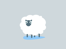 Electrified Sheep Cute Gif Gif Sticker Optical Illusion Gif