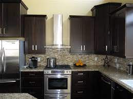 Espresso cabinets are one of the most popular options for those looking to go bold with their kitchen remodel while still retaining a classic ambience. Espresso Kitchen Cabinets Design Ideas My Home Inspiration