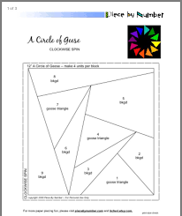 Circle Of Geese Try This Paper Pieced Quilt Patterns Paper Piecing Foundation Paper Piecing