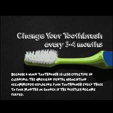 Do it at least every three to four months, after you've been sick if your current toothbrush looks worn out or you're having dental problems. Esthetic Smile On Twitter How Often Do You Change Your Toothbrush Https T Co Aoebikm5cb
