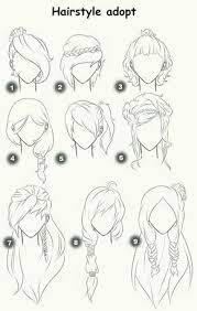 12 Inconceivable Women Hairstyles Easy Ideas Drawing Hair Tutorial How To Draw Hair Manga Hair