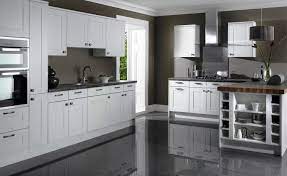 Maybe you would like to learn more about one of these? White Shaker Kitchen Cabinets Grey Floor Idea Grey Kitchen Floor Backsplash Kitchen White Cabinets Grey Kitchen Cabinets