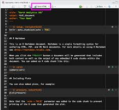 Rstudio is an integrated development environment (ide) for r programming language. How To Create An R Markdown File In R Studio And The R Markdown File Structure Earth Data Science Earth Lab