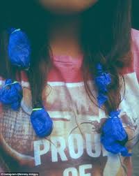 How Do Diy Dye Your Hair Rainbow Using Crepe Paper Diy Hair Dye Diy Hair Color Diy Dye