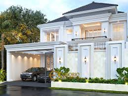 Sebenarnya apa yang menyebabkan anda harus membuat model rumah minimalis 2 lantai? Desain Rumah Klasik Modern 2 Lantai Bapak Deni Di Blitar Jawa Timur