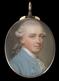 John Smart (1741-1811) Portrait miniature of James Whatman (1741-1798)