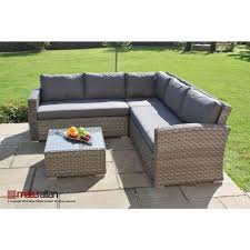 Columbia Rattan Garden Furniture Small Corner Sofa Set Furniture Sofa Set Rattan Corner Sofa Corner Sofa Set