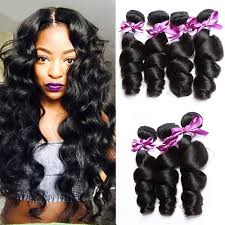 Julia 3pcs/pack virgin loose wave peruvian hair bundles human hair weft. Amazon Com Perstar Loose Wave Hair Bundles Virgin Remy Human Hair Weave Bundles Loose Wave 4 Bundles Unprocessed 8a Loose Curly Weave Brazilian Virgin Human Hair Extensions 16 18 20 22 Beauty