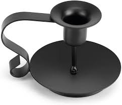 Wrought iron style tabletop candle holder stand snuffer rustic country farmhouse. Buy 2pcs Retro Wrought Iron Taper Candle Holder Classic Look Iron European Style Hand Made Candlestick Stand Holder For Home Candlelight Dinner Halloween Christmas Decor Matte Black Online In Uae B07m84m1b5