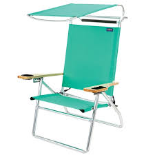 4 Position High Back Beach Chair With Canopy Beach Chairs Beach Chair With Canopy Chair