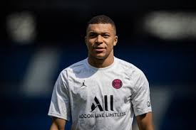 This statistic shows which shirt numbers the palyer has already worn in his career. Kylian Mbappe