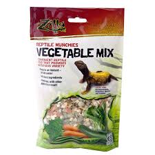 Although reptile food can be given to them, every food type may not be suitable for tortoises/turtles. Zilla Vegetable Reptile Munchies Reptile Food Petco
