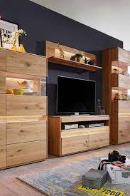 grifflos modern wohnwand aus eiche massivholz geolt mobel wohnzimmer mobel furs wohnzimmer wohnwand