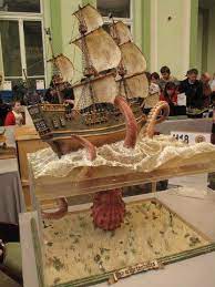 Kraken At Mosonmagyarvar Model Show Model Ships Miniature Art Steampunk Tendencies