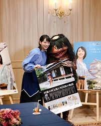 のん 遠野物語の作者 柳田國男の出身地 福崎町にいる河童 ガジロウくん 見た目はガチ河童で怖いけれど 動きがとても可愛いかった 怖い 柳田 可愛い