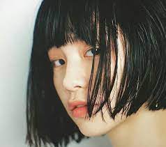 ruka xing model ボブ ヘアカタログ ボブ 黒髪