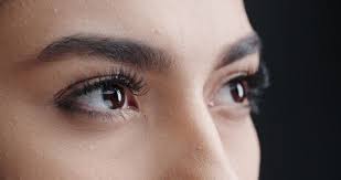 If you have brown eyes and want to accentuate them with makeup that looks natural, you taupes and browns are also good choices for darker skin. Close Up Of Beautiful Girls Eye Stock Footage Video 100 Royalty Free 1027543751 Shutterstock