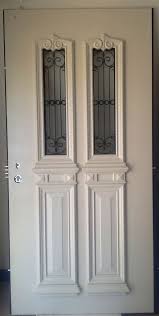 It is made with 8 metal panels attached to a metal frame. High Security Doors