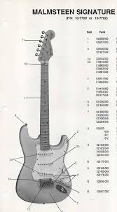 This is a significant distinction. Parts List Diagram For Fender Malmsteen Signature Model Stratocaster Electric Guitar P N 10 7700 10 7702 Fender Electronics Sunn Amazon Com Books