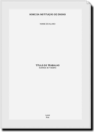 Capa De Trabalho Normas Da Abnt Capa De Trabalhos Normas Abnt Tcc Monografias E Artigos Capas De Trabalhos Normas Abnt Modelo De Capa