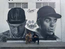 Háblate alchile cuál es la mejor canción que tengo junto a @ckan98 ???  Pasadito de Bershka el mural que hicieron en tepito donde queda confirmado  que voy a su concierto en CDMX 🐕🙏🏼😋