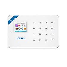 With a wired alarm panel, the user is unable to control their system directly from the panel itself. Kerui W18 Control Panel Wifi Gsm Sms Home Burglar Security Alarm System White Amazon In