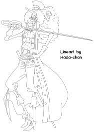 One Piece Film Z Brook Lineart By Hada Chan One Piece Drawing Brooks One Piece Mandala Artwork