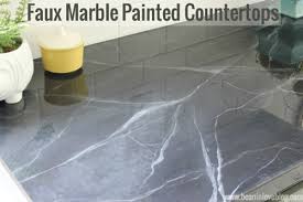 Each kit contains all necessary tools and covers 35 square feet of surface, which is the average amount of countertop area in a kitchen. Faux Marble Countertops Bean In Love
