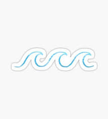Blue Stickers Hydroflask Stickers Preppy Stickers Phone Stickers