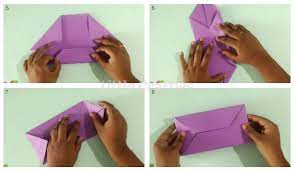 Fold one piece of paper in half to get the halfway fold mark. Pull Tab Origami Greeting Card Diy Birthday Card Origami Envelope