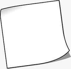 Hand Drawn Cartoon Piece Of Paper Png And Clipart How To Draw Hands Sticky Notes Clip Art