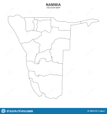 Mapa político de áfrica lista alfabética de países y guía de claves a continuación se presentan dos listados complementarios: Mapa Politico De Namibia Aislado De Fondo Blanco Ilustracion Del Vector Ilustracion De Frontera Continente 168512181