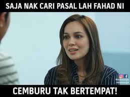 Saja Nak Cari Pasal Lah Fahad Ni Cemburu Tak Bertempat Cinta Sekali Lagi Youtube