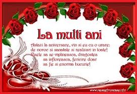 Felicitari De La Multi Ani La Multi Ani Astazi La Aniversare Vin Si Eu Cu O Urare Mesajeurarifelicitari Com Birthday Wishes Place Card Holders Birthday
