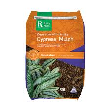 You won't have to give up using wood chips or bark in your flowerbeds, either. Rocky Point Cypress Mulch Bag